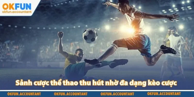 Sảnh cược thể thao thu hút nhờ đa dạng kèo cược